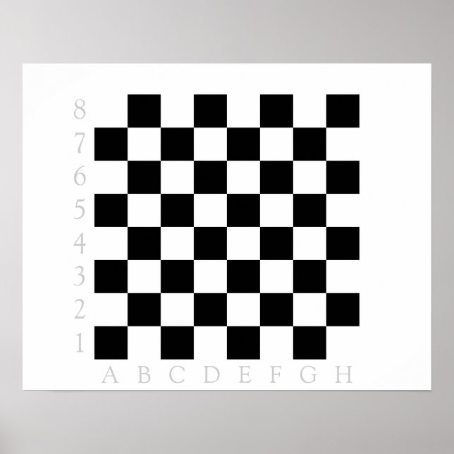 Affiches Échecboard (Devant)