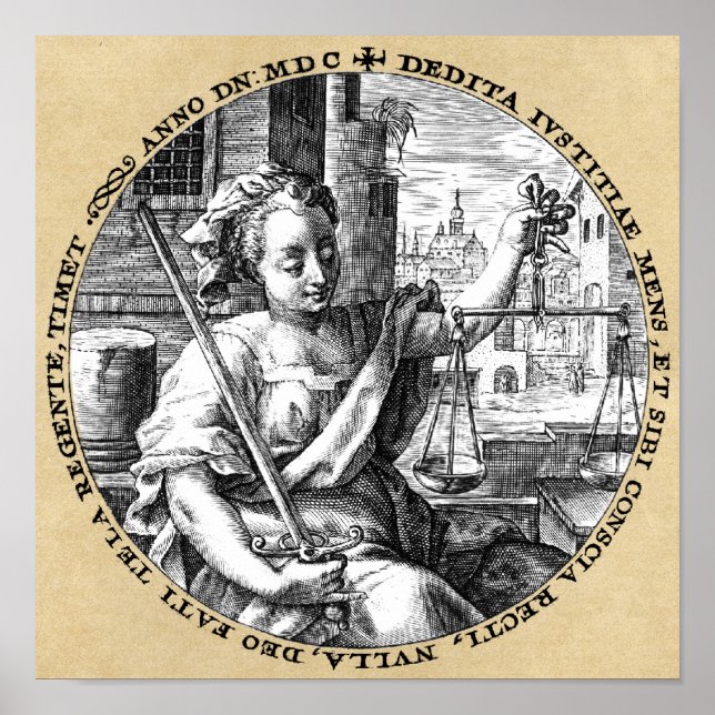 Affiches Échelles de justice (Devant)