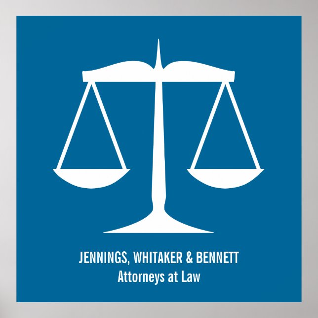 Affiches Échelles de justice (Devant)