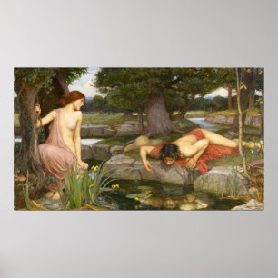 Affiches Echo et Narcissus par John William Waterhouse
