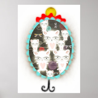 Affiches Éclairage chats dragonfly enfants salle Colossal