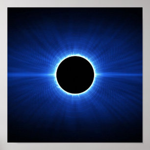 Affiches Éclipse d'étoile bleue