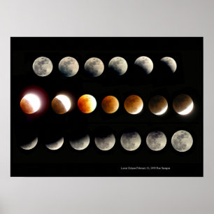 Affiches Éclipse lunaire