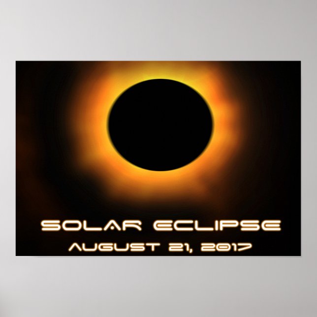 Affiches Éclipse solaire (Devant)