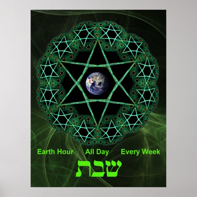 Affiches Eco-Shabbat (Devant)