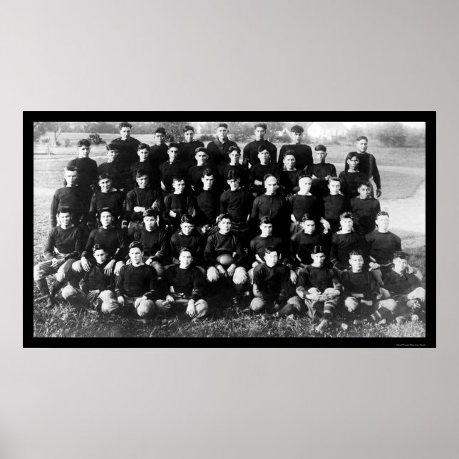 Affiches École Carlisle de football 1914 (Devant)