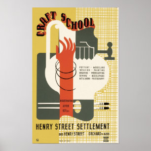 Affiches École d'artisanat