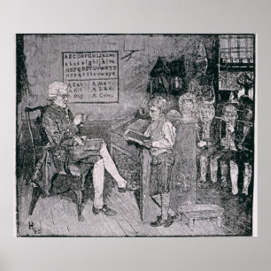 Affiches École de la vieille époque en Pennsylvanie