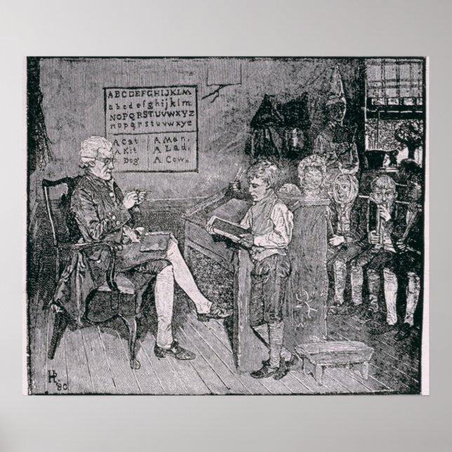 Affiches École de la vieille époque en Pennsylvanie (Devant)