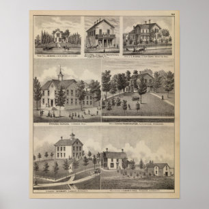 Affiches École, Séminaire, Résidences, Minnesota