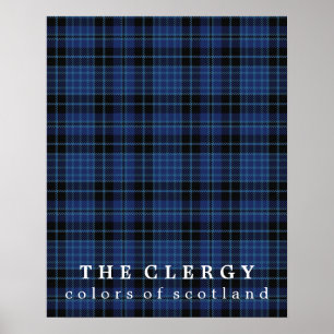 Affiches Écossais Clergé Couleurs écossais Tartan