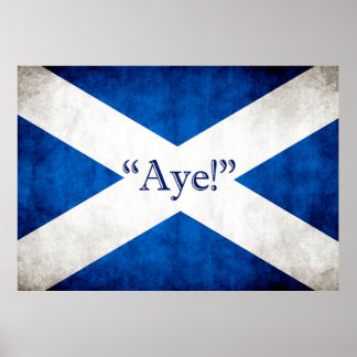 Affiches Ecosse, AYE !