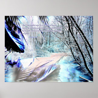 Affiches Écriture 'Angel's Reflection'