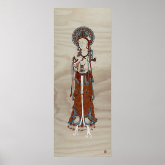 Affiches Écriture Bouddha Doug Fir Art Arrière - plan Impri