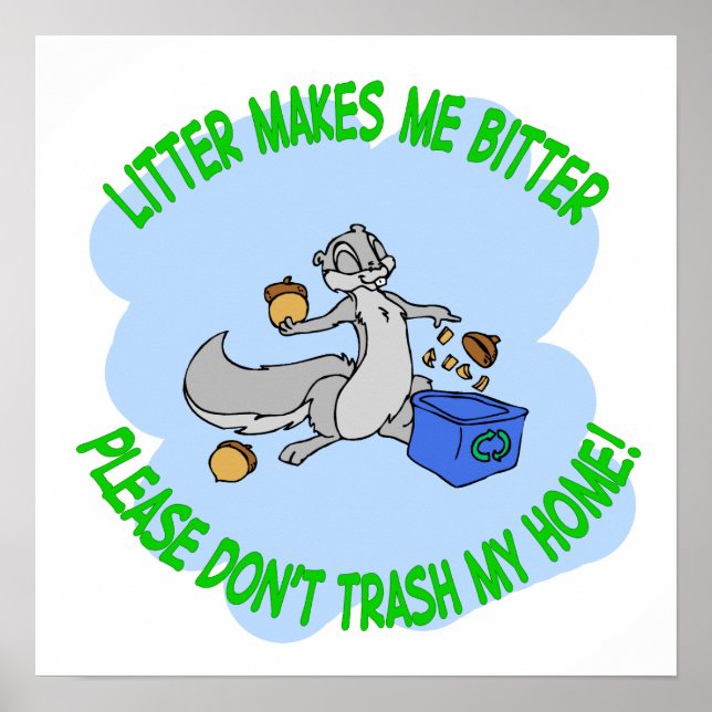 Affiches écureuil (Devant)