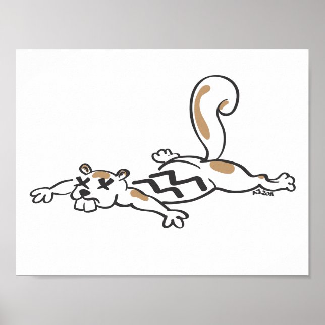 Affiches Écureuil (Devant)