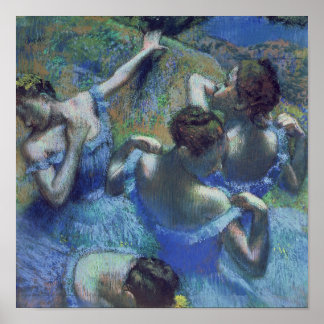 Affiches Edgar Degas | Blue Dancers, c.1899