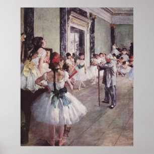 Affiches Edgar Degas - Danse Classe 1875 danseurs en toile