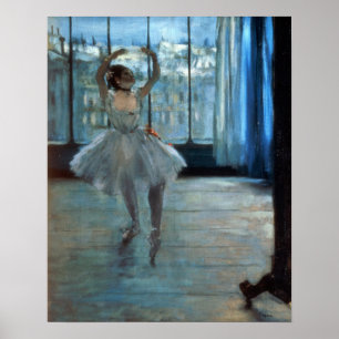 Affiches Edgar Degas Danseur devant une fenêtre