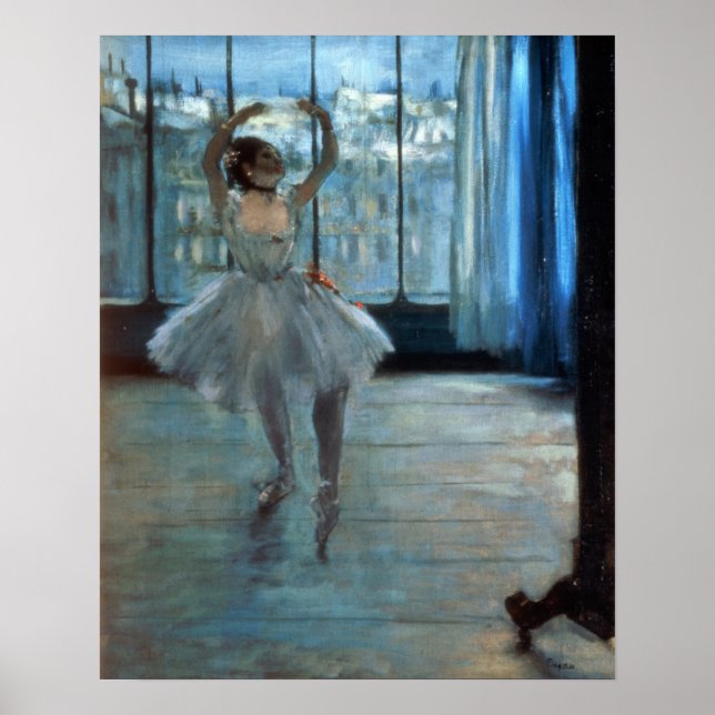 Affiches Edgar Degas | Danseur devant une fenêtre (Devant)