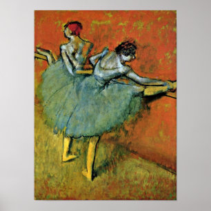 Affiches Edgar Degas - danseurs à la barre