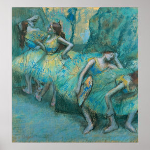 Affiches Edgar Degas - Danseurs de ballet dans les ailes 19