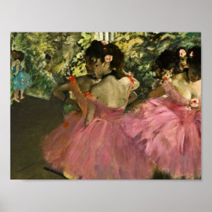 Affiches Edgar Degas - Danseurs En Rose