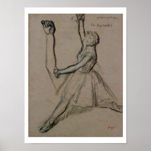 Affiches Edgar Degas Étude d'un danseur