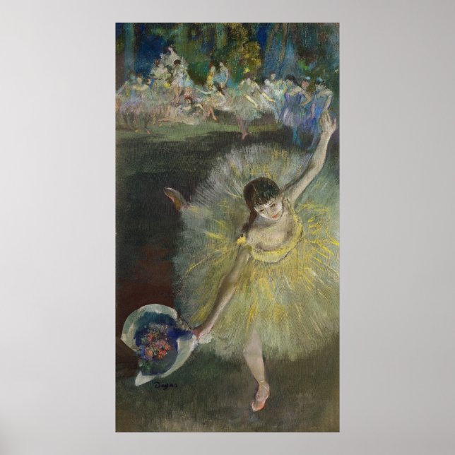 Affiches Edgar Degas | Fin d'un Arabesque, 1877 (Devant)