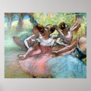 Affiches Edgar Degas   Four ballerinas