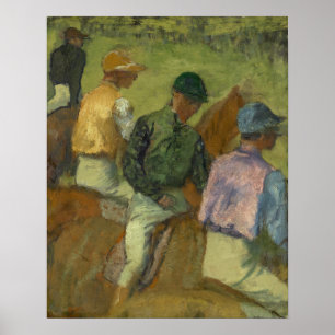 Affiches Edgar Degas   Four Jockeys