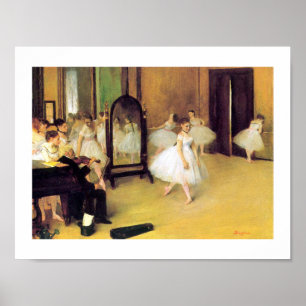 Affiches Edgar Degas   la classe de danse