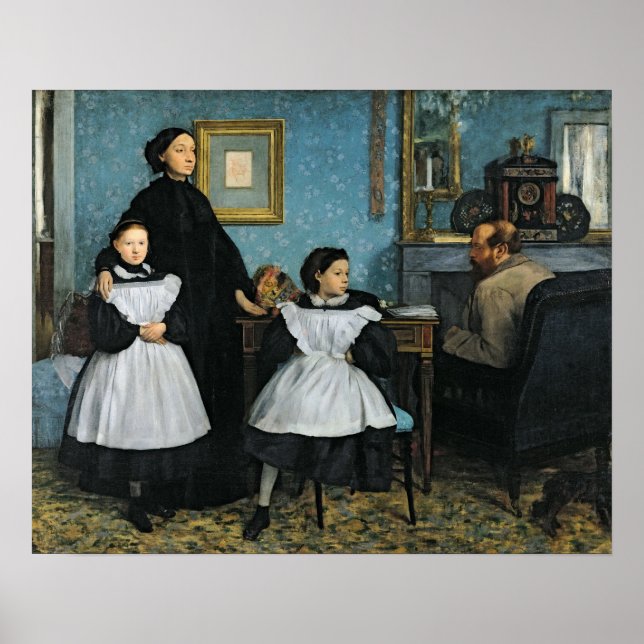 Affiches Edgar Degas | La famille Bellelli, 1858-67 (Devant)