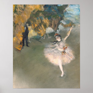 Affiches Edgar Degas   l'étoile, ou danseur sur l'étape