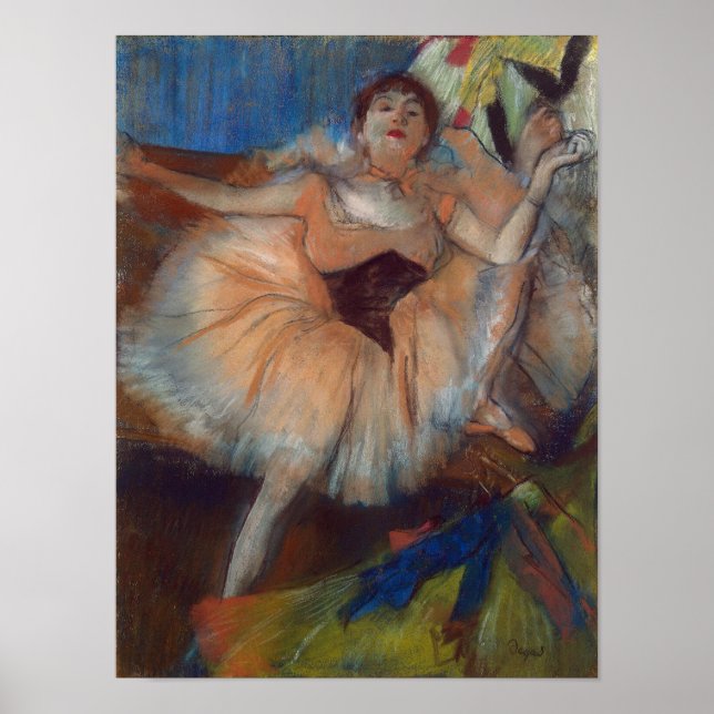 Affiches Edgar Degas | Seated Dancer, 1879-80 (Devant)