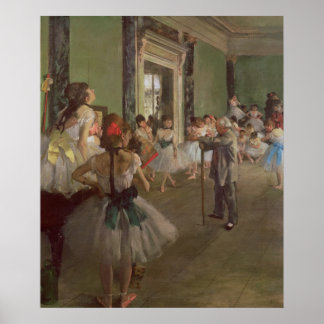 Affiches Edgar Degas | The Dancing Class, c.1873-76