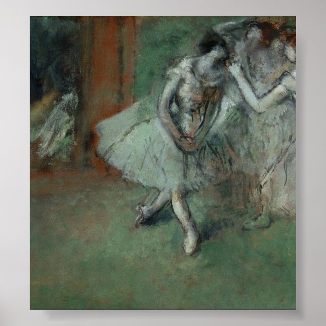 Affiches Edgar Degas - Un groupe de danseurs (Devant)