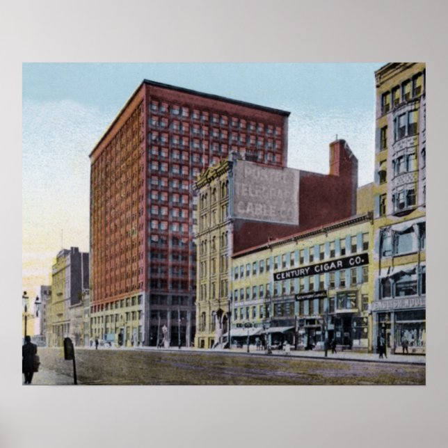 Affiches Édifice Cleveland Ohio Rockefeller (Devant)