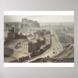 Affiches Edimbourg, de Calton Hill, de "A Voyage Around