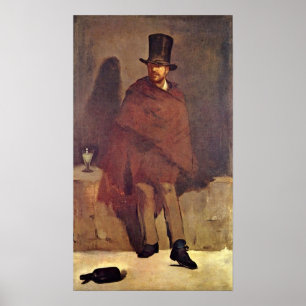 Affiches Edouard Manet - buveur d'absinthe