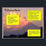 Affiches Education, Science, Géographie, Faits Volcano<br><div class="desc">Affiche conçue pour les écoles et l'apprentissage à domicile. Une fiche d'étude correspondante est disponible avec des tâches génériques pour améliorer et renforcer l'apprentissage. Education, Science, Géographie, Faits Volcano</div>