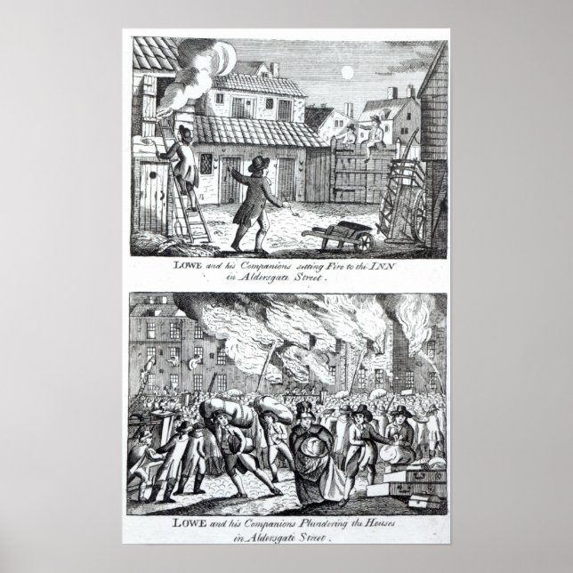 Affiches Edward Lowe et ses compagnons mettent le feu (Devant)