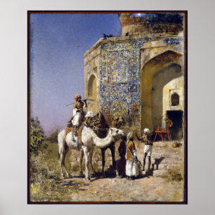 Affiches Edwin Lord Weeks The Old Blue-Tiled Mosque