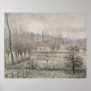 Affiches Effet de la neige à Eragny, 1894