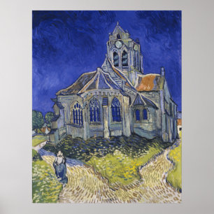 Affiches Église à Auvers-sur-Oise par Vincent Van Gogh