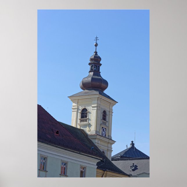 Affiches Église catholique Sibiu Roumanie (Devant)