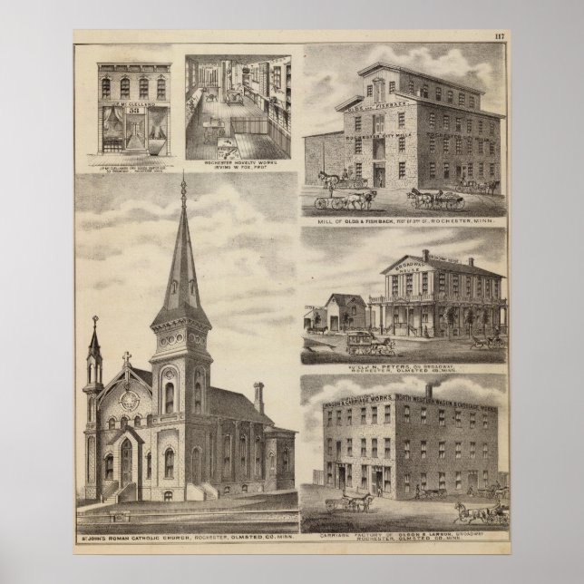 Affiches Église catholique St. John's, Minnesota (Devant)