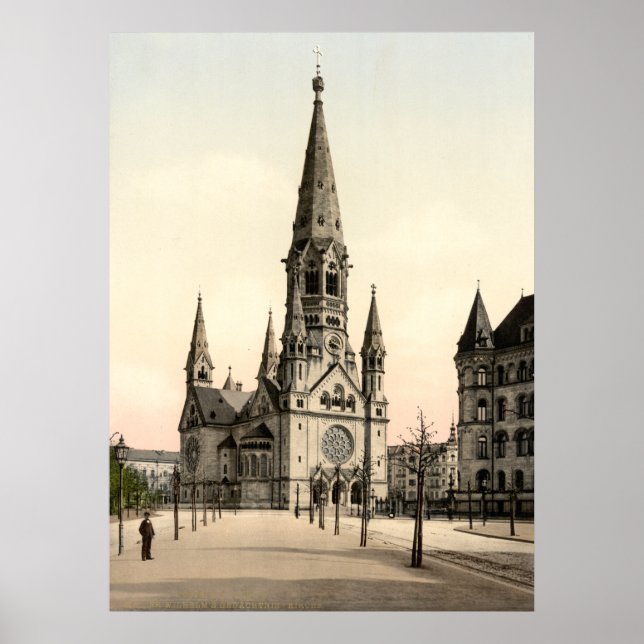 Affiches Eglise commémorative de l'empereur Wilhelm, Berlin (Devant)