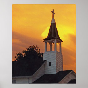 Affiches Église de pays