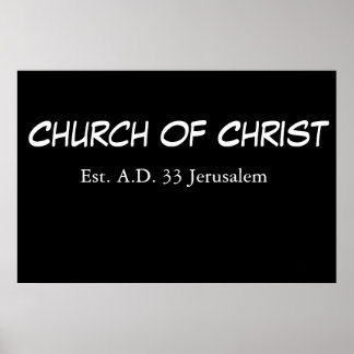 Affiches Église du Christ (est.)